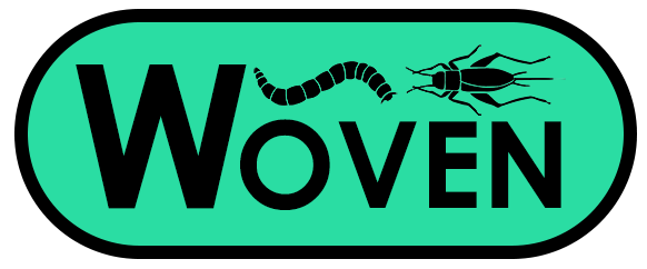 Woven Logo - turquoise - large